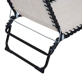 thumbnail of Outsunny Espreguiçadeira de Jardim Dobrável e Ajustável com 4 Posições Espreguiçadeira Reclinável para Exterior 197x58x76cm Creme