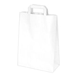 thumbnail of 250x GASTRO Papiertragetaschen 32 x 26 x 14 cm mit EAN-Code weiss