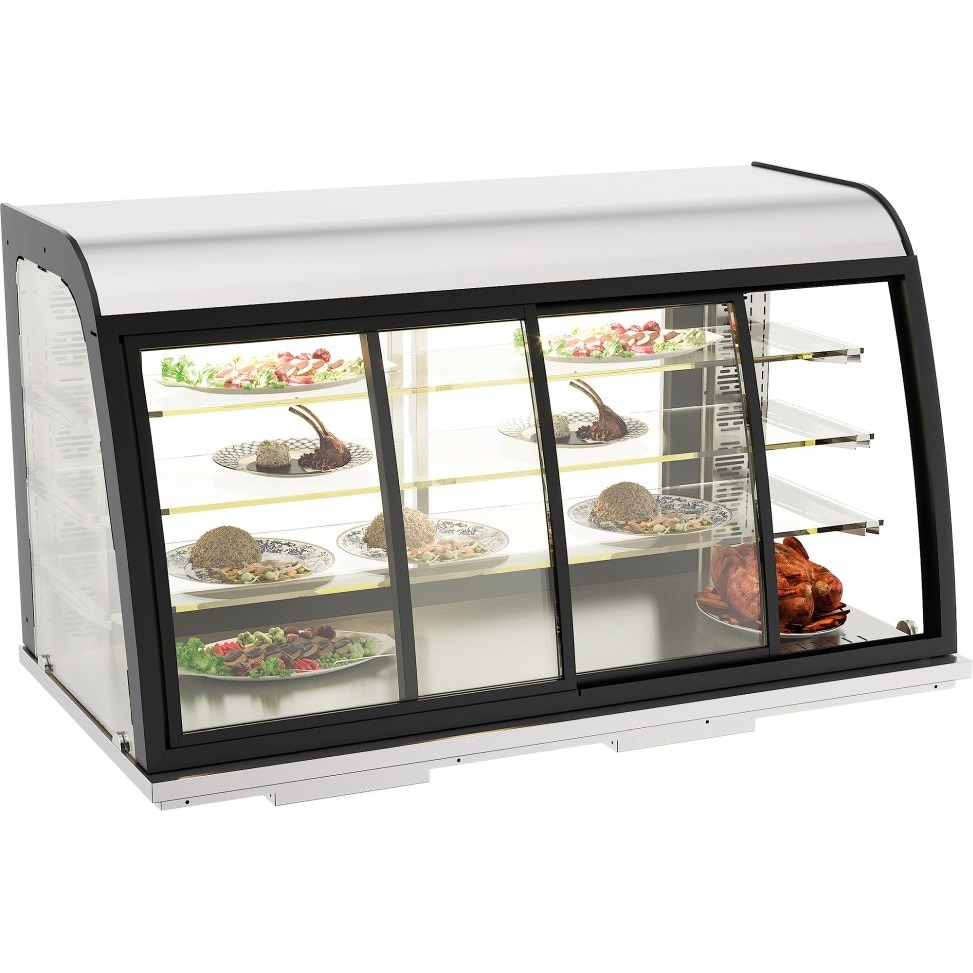 Vitrina refrigerada integrada de 155 litros con puertas correderas
