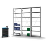 thumbnail of PROREGAL Fachbodenregal Stecksystem | Anbauregal | HxBxT 300x100x30cm | 7 Ebenen | Fachlast 220 kg | Einseitig nutzbar | Verzinkt