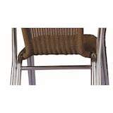 thumbnail of METRO PROFESSIONAL Fauteuil de terrasse NARNI, alu/poly rotin, empilable, beige