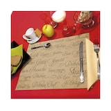 thumbnail of MONOUSO - Mantel Individual Papel 30x40cm Kraft "Buen Provecho" 40g (1.000 Uds)