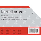 thumbnail of Karteikarten A6 liniert 180g/qm gelb VE=20x100 Stück