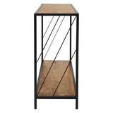thumbnail of ML-Design Konsolentisch 120x33,5x75 cm Eiche-Rustikal Holz Metallgestell 2 Ablagen Flurtisch Sideboard Eingang