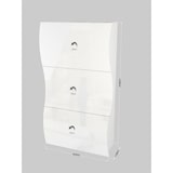 thumbnail of Web Furniture ONDA Scarpiera 3 Ribalte bianco lucido