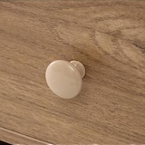 thumbnail of COSTWAY Conjunto de 2 mesas de cabeceira, mesa de cabeceira com gaveta e compartimento aberto, mesa lateral com pernas de metal