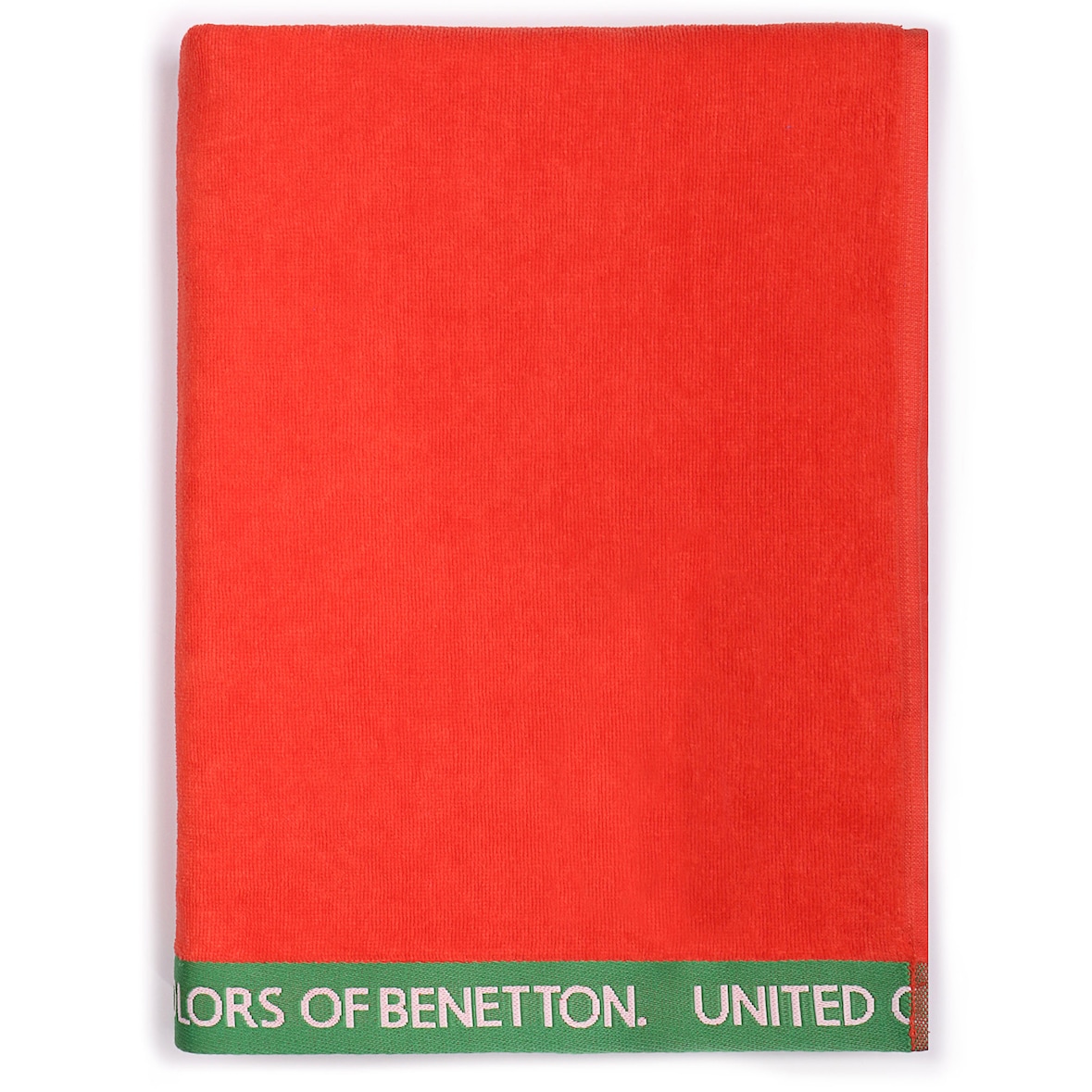 Benetton - Toalla  90X160Cm 380Gsm Velour 100%Algodon Rojo