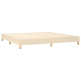thumbnail of vidaXL Boxspringbett mit Matratze & LED Creme 200x200 cm Stoff