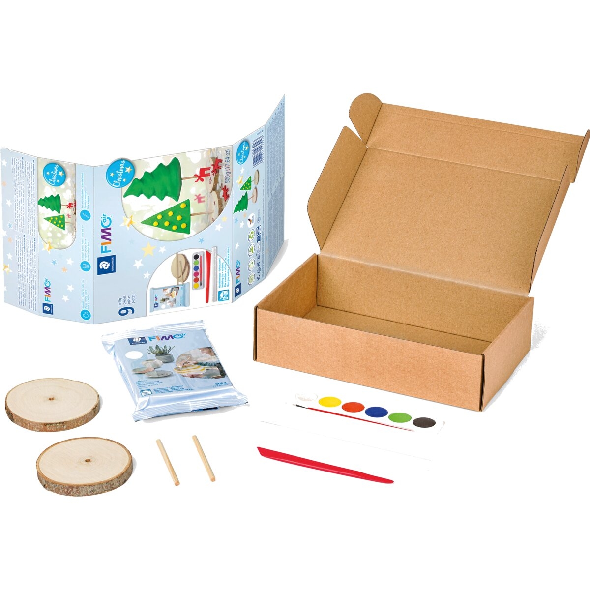 STAEDTLER Modelliermasse Set FIMOair Christmas