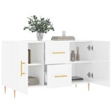 thumbnail of vidaXL Dressoir 100x36x60 cm bewerkt hout hoogglans wit