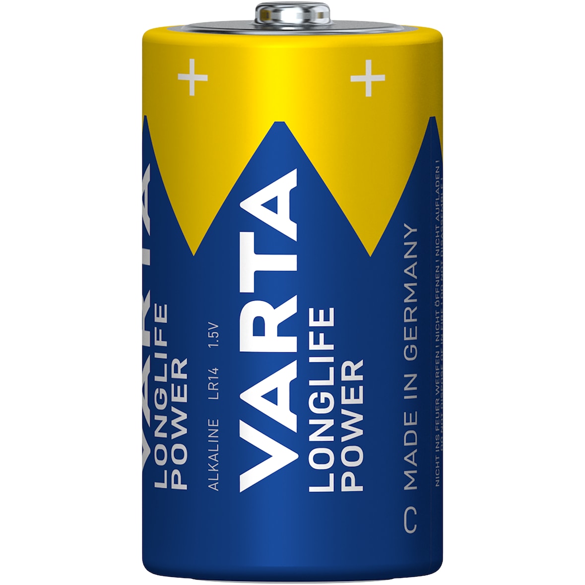 Varta Longlife Power (ehem. High Energy) Baby C 4914 Batterien 2er Blister Made in Germany