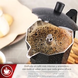 thumbnail of MAGEFESA ONIX Cafetera Italiana de 9 Tazas o 450ml Fabricada en Acero Inoxidable y Aluminio, Es Compatible con Todo Tipo de Fuegos Incluido Inducción