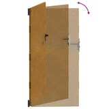 thumbnail of Puerta de jardín acero corten 85x175 cm