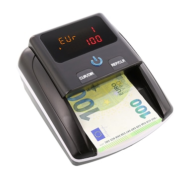 Rilevatore automatico di banconote false D5X – 5 controlli multipli – Testato al 100 % dalla BCE