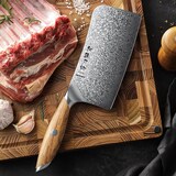 thumbnail of Hezhen - Damast-Hackbeil - X01 Flaggschiff-Serie