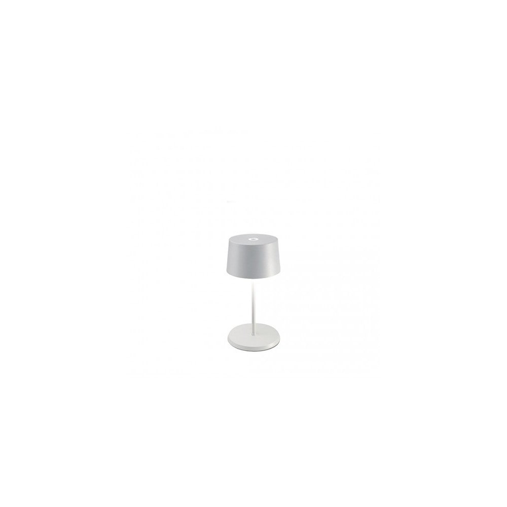 Olivia pro mini witte oplaadbare en dimbare LED tafellamp