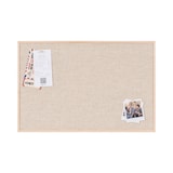 thumbnail of Pizarra de avisos Bi-Office Earth New Basic, 88,5x58,5 cm, Superficie de Tela Bianco, Marco de Pino PEFC