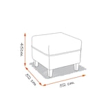 thumbnail of Supellex Sofia Ohrensessel mit Hocker | Design Patchwork kariert bunt gedeckt