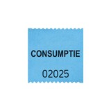 thumbnail of CombiCraft kleine consumptiebon op rol blauw - 5 rollen - 5x500 bonnen