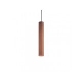 thumbnail of look sp1 d06, einzelne zylindrische aufhängung aus cortenmetall, ideal lux