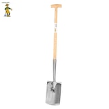 thumbnail of Edelstahl Spaten mit T-Stiel Gartenspaten Gärtnerspaten Grabespaten Schaufel