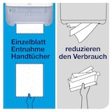 thumbnail of Dispensador de toallas Matic® para rollos de toallas H1, blanco