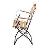 thumbnail of Biergarten-Set HWC-J40, Bistroset Klapptisch Klappstuhl, Gastronomie-Qualität Akazie MVG-zertifiziert ~ naturfarben