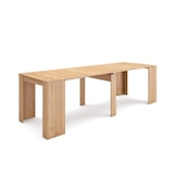 thumbnail of Uitschuifbare Consoletafel, Console table, 262x90x77cm, Voor 12 personen, Tafel, Moderne stijl, Eiken _ 276_2