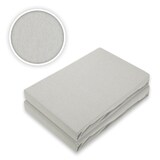 thumbnail of Jersey Spannbettlaken Doppelpack 140 - 160 x 200 cm Silber