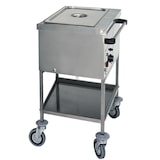 thumbnail of KBS Bainmarie-trolley, 1Gn 1/1, zijbediening 560x650x850 mm roestvrij staal