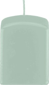 thumbnail of Quader Kerzen Seafoam Seemoos 6 x Ø 6/6 cm, 4 Stück