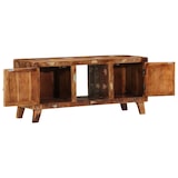 thumbnail of Helloshop26 - Meuble TV grand espace de rangement 105 x 46 x 32 cm style rustique salon en bois massif naturel 02_0058063