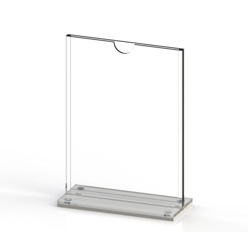 Tischaufsteller T-MAG A6 für DIN A6, Acrylglas