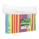 thumbnail of 4000 Cocktail Trinkhalme, Papier Ø 7 mm · 15 cm farbig sortiert