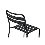 thumbnail of METRO Professional Chaise de terrasse BASALT, empilable, acier, gris foncé