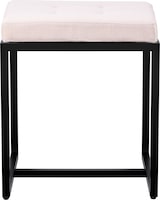 thumbnail of Sitzhocker Barci mit schwarzem Gestell creme/Stoff