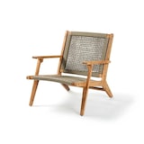thumbnail of Transat Fauteuil de jardin bas en bois d'Acacia FSC et en résine tressée - modele MERIDA - Vert olive AUCUNE