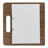 thumbnail of Securit® porte-menu en noyer - Planche à découper avec anneaux