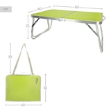 thumbnail of Mesa plegable aluminio verde Aktive