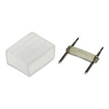 thumbnail of Jandei – Kit Conexión para Tira LED Ancha 20x8mm 220V, Potencia Máx 15A 3300W y 276 LEDs/metro, Incluye Enchufe, Pincho Conector y Tapón Final