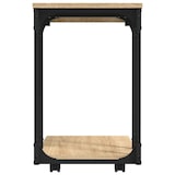 thumbnail of Table d'appoint à roues Chêne sonoma 50x35x55,5 cm Modèle Patio Celeste Prime