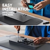 thumbnail of ONKRON Soporte 3 Monitores 13 - 32 pulgadas, Carga total 24 kg, Soporte Monitor Escritorio VESA 75x75 - 100x100 mm, Universal, Negro G280-B