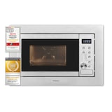 thumbnail of Exquisit Einbau-Mikrowelle EMW20-DG-020 inox | Grill | max. 1000 W | Garraum 20 l | Edelstahl Front