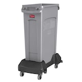 thumbnail of Rubbermaid Collecteur de déchets Slim Jim® avec conduits d’aération de 87L - Gris