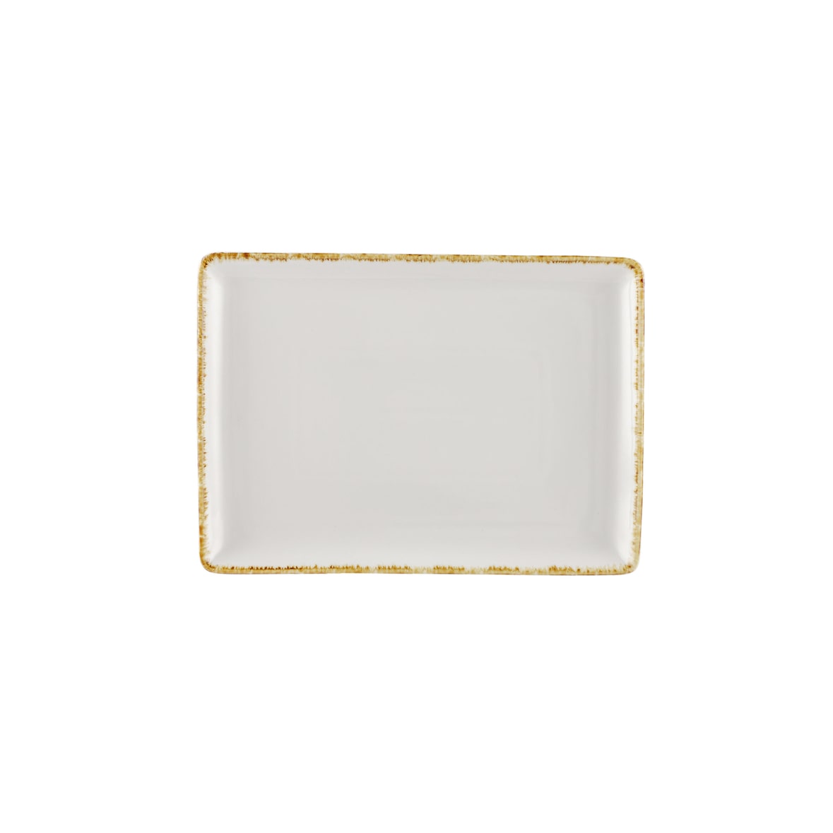 METRO Professional Platte dinerbord Ateo, porselein, 27 x 20 cm, rechthoekig, beige, 4 stuks