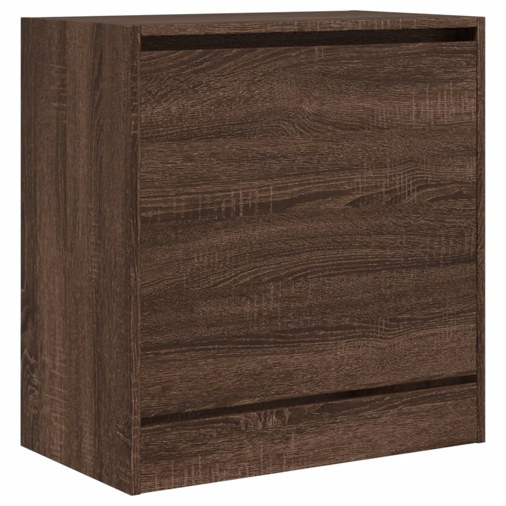 Helloshop26 - Zapatero mueble para entrada pasillo y salón 60 x 34 x 63,5 cm madera de ingeniería marrón 02_0021640