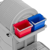 thumbnail of ulsonix - Schoonmaakwagen - met waszak - afsluitbaar compartiment - 2 emmers - 2 dubbele boxen
