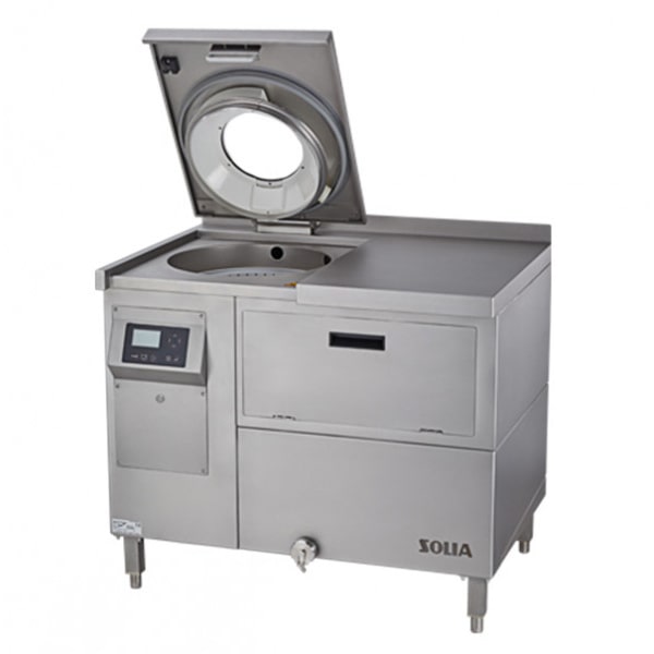 Solia SWA 75.2 Digital Salatwaschmaschine / Schleuder inkl. LORCH Schlauch-Paket