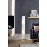 thumbnail of SalesFever lámpara de pie 120 cm cuadrada | pantalla de látex plisado | metal cromado | AN 15 x F 15 x AL 120 cm | blanca