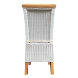 thumbnail of Esszimmer Stuhl Rattanstuhl Esstisch Stuhl weiß Perth Rattan natur Korbstuhl nachhaltig : mit Sitzkissen